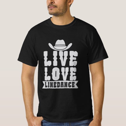 Live Love Linedance T-shirt (Voorkant)