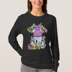 Live Love Luzifur Pastel Gothic Creepy Cute Demon T-shirt