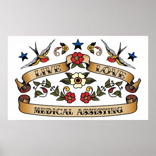 Live Love Medical Assisting Poster (Voorkant)