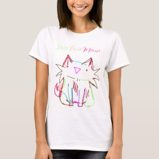 Live Love Meow T-shirt