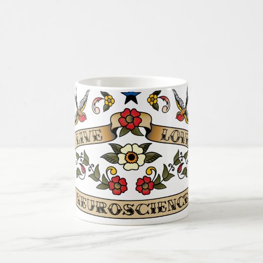 Live Love Neuroscience Koffiemok (Center)