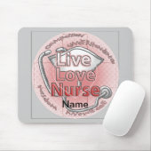 Live Love Nurse Muismat (Met muis)