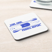 Live Love Paddle Herhaal Bier Onderzetter (Linkerzijde)
