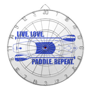 Live Love Paddle Herhaal Dartbord