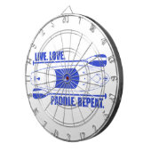 Live Love Paddle Herhaal Dartbord (Voorkant Rechts)