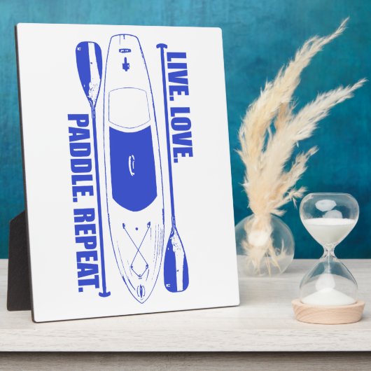 Live Love Paddle Herhaal Fotoplaat (Zijkant)