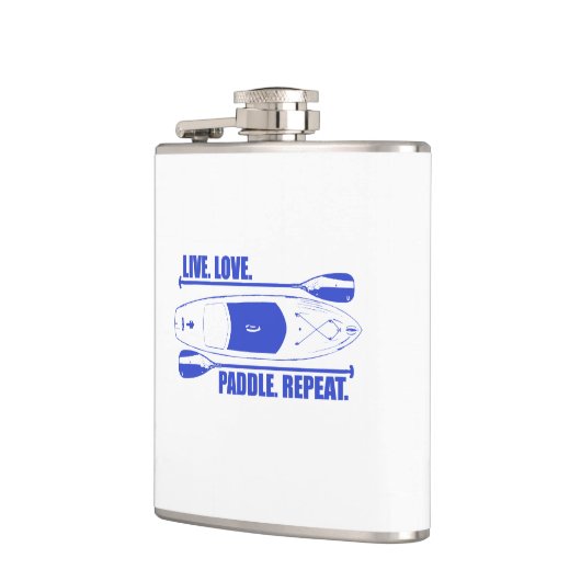 Live Love Paddle Herhaal Heupfles (Links)