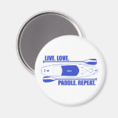 Live Love Paddle Herhaal Magneet (Voorkant / Achterkant)