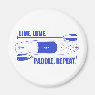 Live Love Paddle Herhaal Magneet