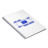 Live Love Paddle Herhaal Notitieboek (Rechterzijde)