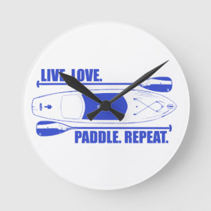 Live Love Paddle Herhaal Ronde Klok
