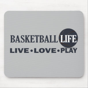live love play basketball life blue text muismat