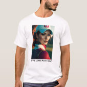 Live, Love, Play Golf - Unisex T-shirt (Voorkant)