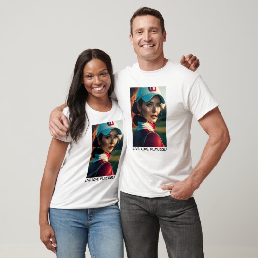 Live, Love, Play Golf - Unisex T-shirt (Unisex)