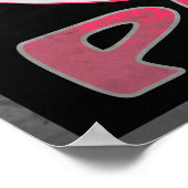 Live Love Play Pink Volleyball Poster (Hoek)