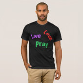 Live Love Play T-shirt (Voorkant volledig)