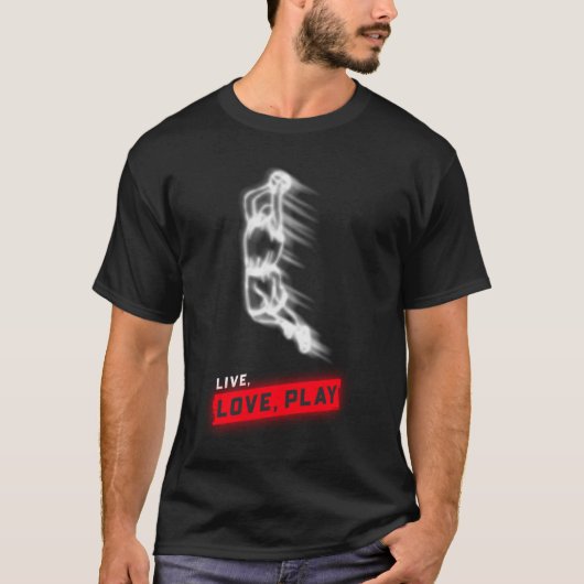 Live Love Play T-shirt (Voorkant)