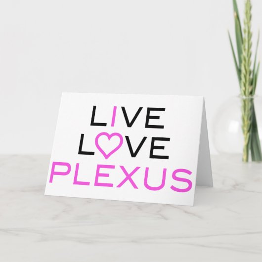Live Love Plexus Kaart (Voorkant)