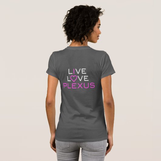 Live Love Plexus T-shirt (Achterkant volledig)
