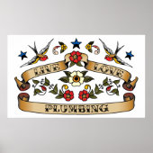 Live Love Plumbing Poster (Voorkant)