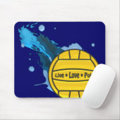 Live Love Polo - Water Polo Mousepad Muismat (Met muis)
