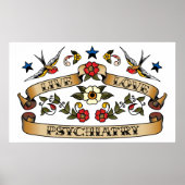Live Love Psychiatry Poster (Voorkant)