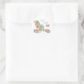 Live..Love..Quilt Ronde Sticker (Tas)
