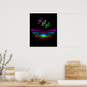 Live Love Rave Poster (Keuken)