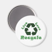 Live Love Recyclen Magneet (Voorkant / Achterkant)