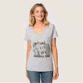Live, Love, Ride Horse T-Shirt (Voorkant volledig)