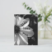 Live Love Run door Vetro Design Briefkaart (Staand voorkant)