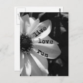 Live Love Run door Vetro Design Briefkaart (Voorkant / Achterkant)