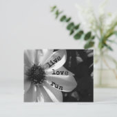 Live Love Run door Vetro Design Briefkaart (Staand voorkant)