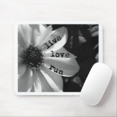 Live Love Run door Vetro Design Muismat (Met muis)