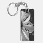 Live Love Run - sleutelketen via Vetro-Design Sleutelhanger (Voorkant Links)