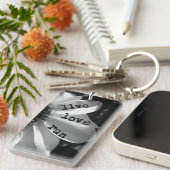 Live Love Run - sleutelketen via Vetro-Design Sleutelhanger (Voorkant Rechts)