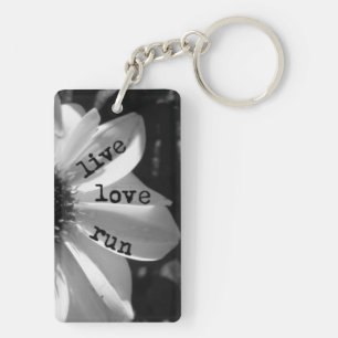 Live Love Run - sleutelketen via Vetro-Design Sleutelhanger