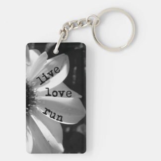 Live Love Run - sleutelketen via Vetro-Design Sleutelhanger