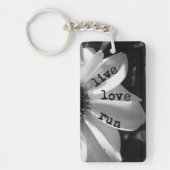 Live Love Run - sleutelketen via Vetro-Design Sleutelhanger (Voorkant)