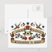 Live Love Runing a Ship Briefkaart (Voorkant / Achterkant)