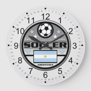 Live Love Soccer Argentina Grote Klok