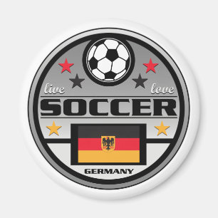Live Love Soccer Germany Magneet