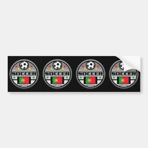 Live Love Soccer Portugal Bumpersticker