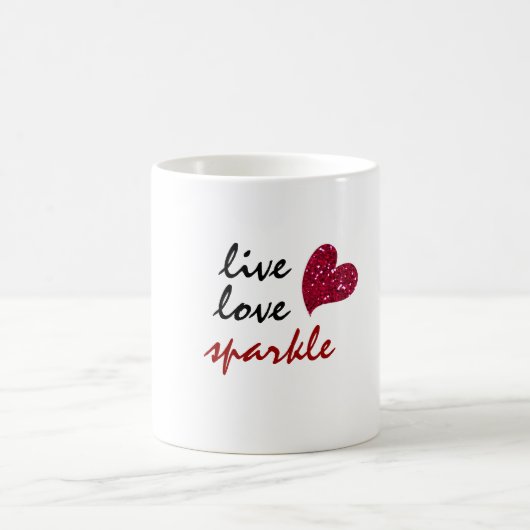 Live Love Sparkle Koffiemok (Center)