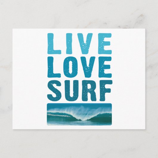 live_love_surf briefkaart (Voorkant)
