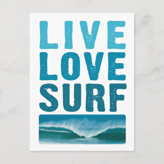 live_love_surf briefkaart (Voorkant)