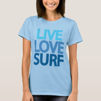 Live Love Surf Burnout T-shirt