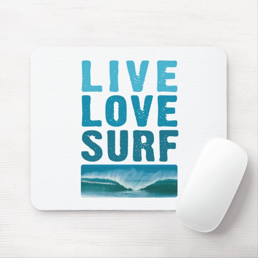 live_love_surf muismat (Met muis)