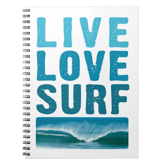 live_love_surf notitieboek (Voorkant)