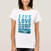 live_love_surf t-shirt (Voorkant)